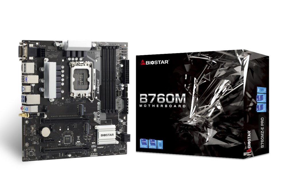 Pllakë amë Biostar B760MZ-E PRO Intel B760 LGA 1700 micro ATX