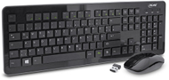 Set tastierë dhe maus Design Desktop 55368A, wireless 2.4GHz, 1600dpi, i zi