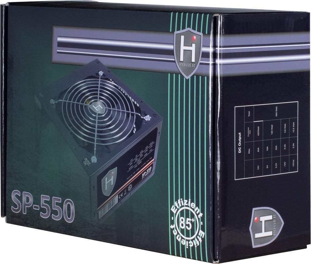 Burim energjie Inter-Tech HiPower SP-550 88882110 ATX, 550W
