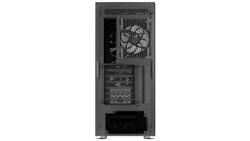 Kuti kompjuteri Aerocool Interstellar ARGB, Midi Tower, me xham të temperuar, e zezë