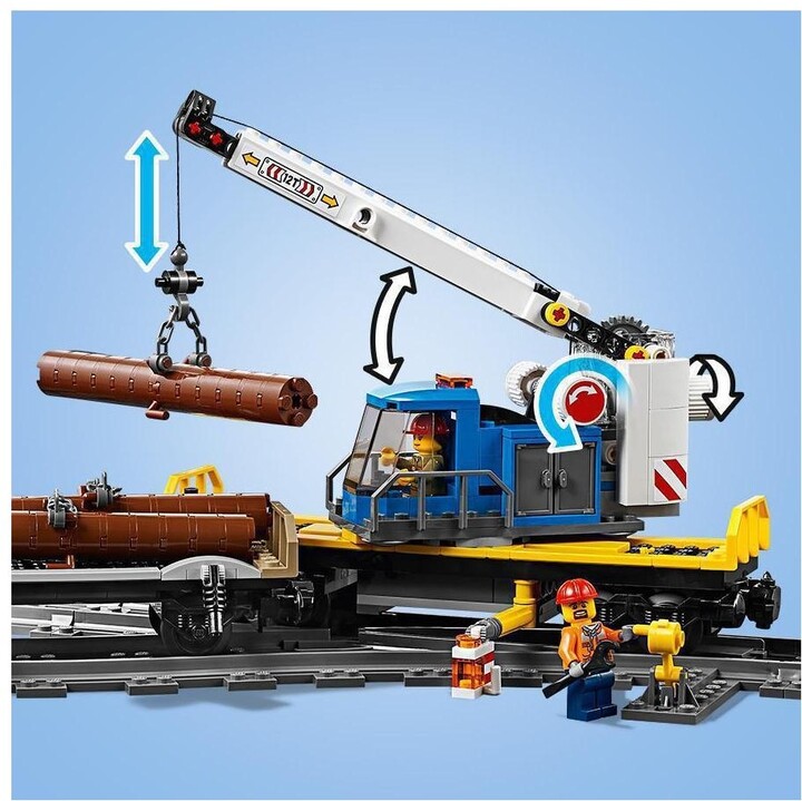 Set figurash LEGO City 60198 Freight Train