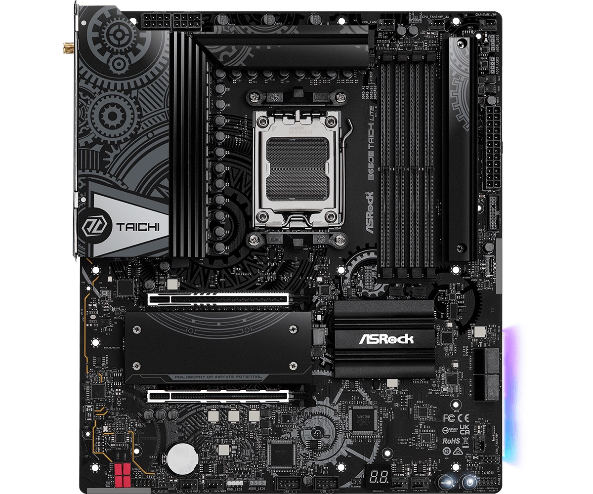 Pllakë amë Asrock B650E Taichi Lite AMD B650 Socket AM5 Extended ATX