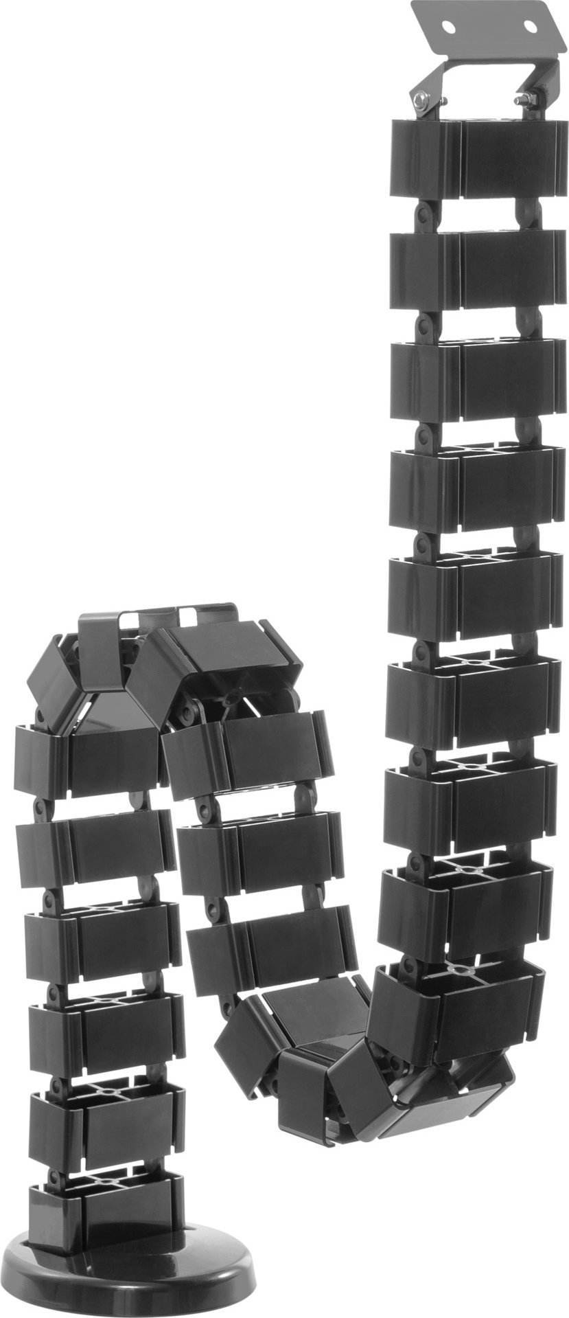 Organizues vertikal kabllosh Equip Spine, për tavolinë, i zi