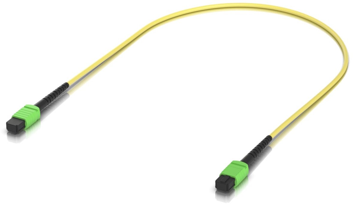 Kabllo optike Ubiquiti UACC-OFC-SA-MPMP-0.5M-10, single mode, 0.5m, e verdhë