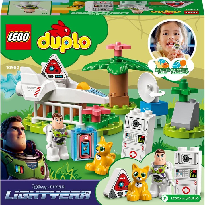 Set lodër LEGO® DUPLO® 10962 Buzz Rocket Mission, 37 pjesë