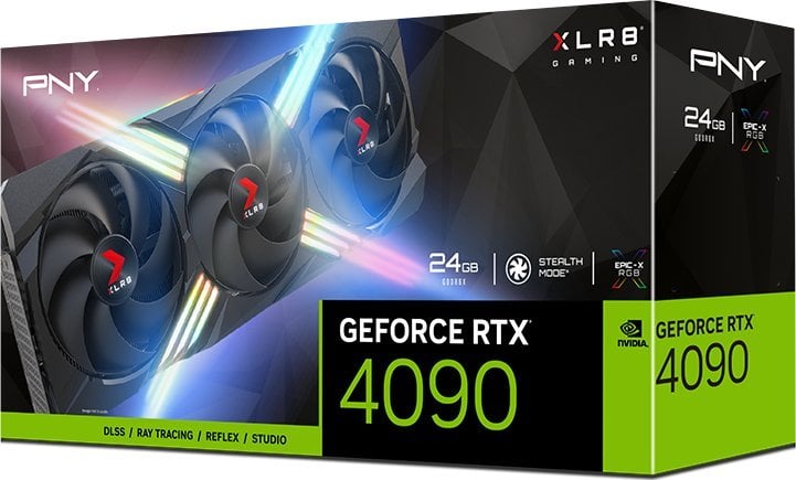 Kartelë grafike PNY GeForce RTX 4090 XLR8 Gaming VERTO EPIC-X RGB 24GB GDDR6X