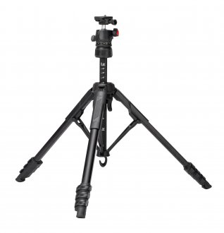 Tripod fotografik FireFly Photo Creator, kokë sferike, kapacitet 5kg, i zi