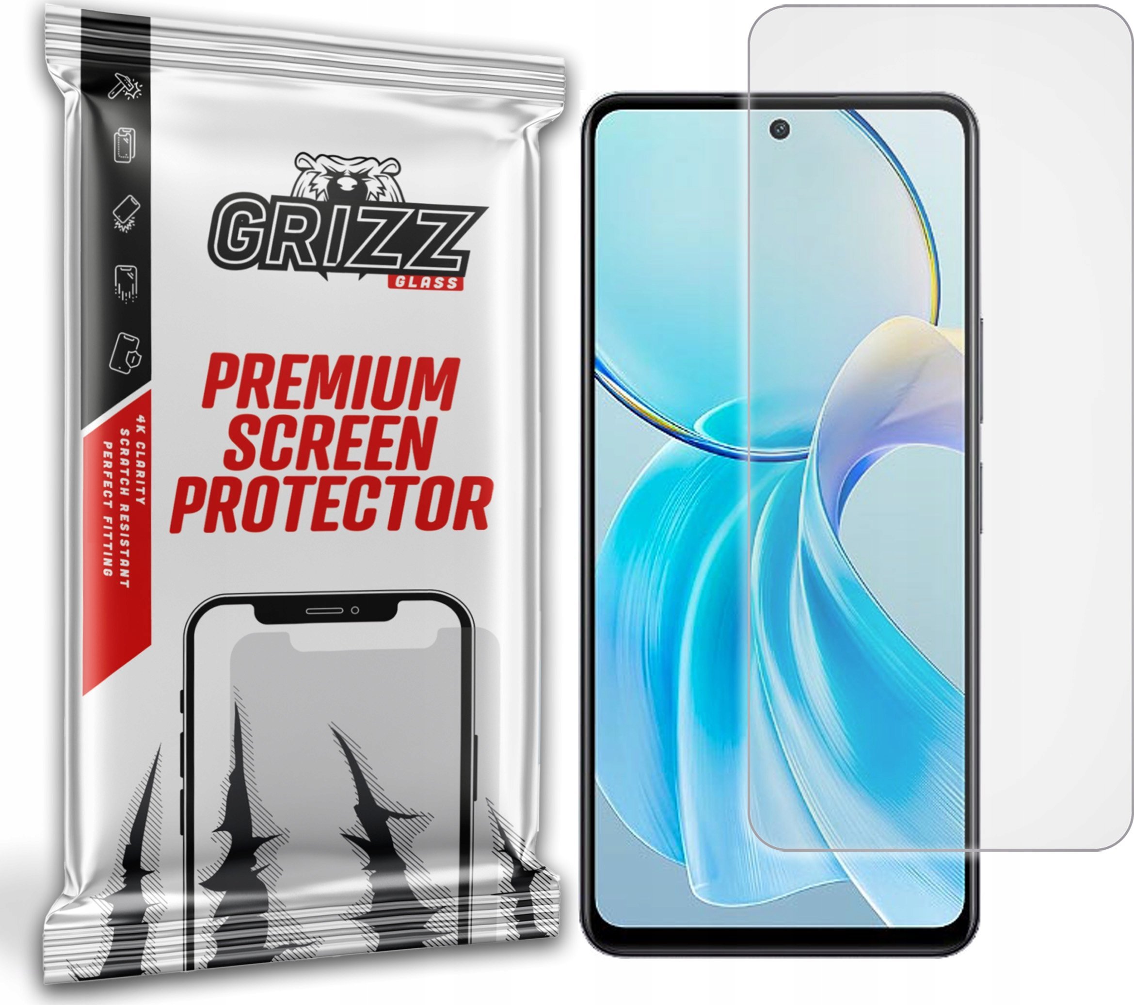 Folie mbrojtëse Grizz PaperScreen për Vivo Y100i, mat, kundër gjurmëve të gishtërinjve, transparente