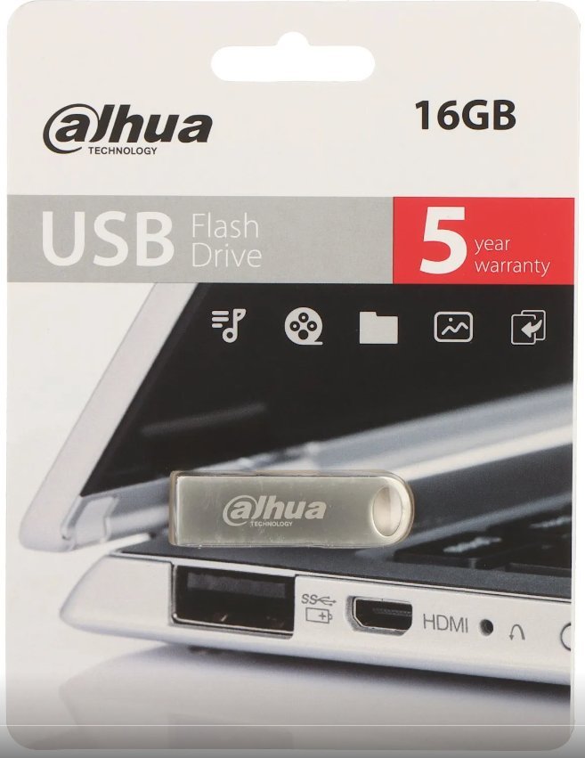 USB flash Dahua USB U106 20, 16GB, USB 2.0, e bardhë