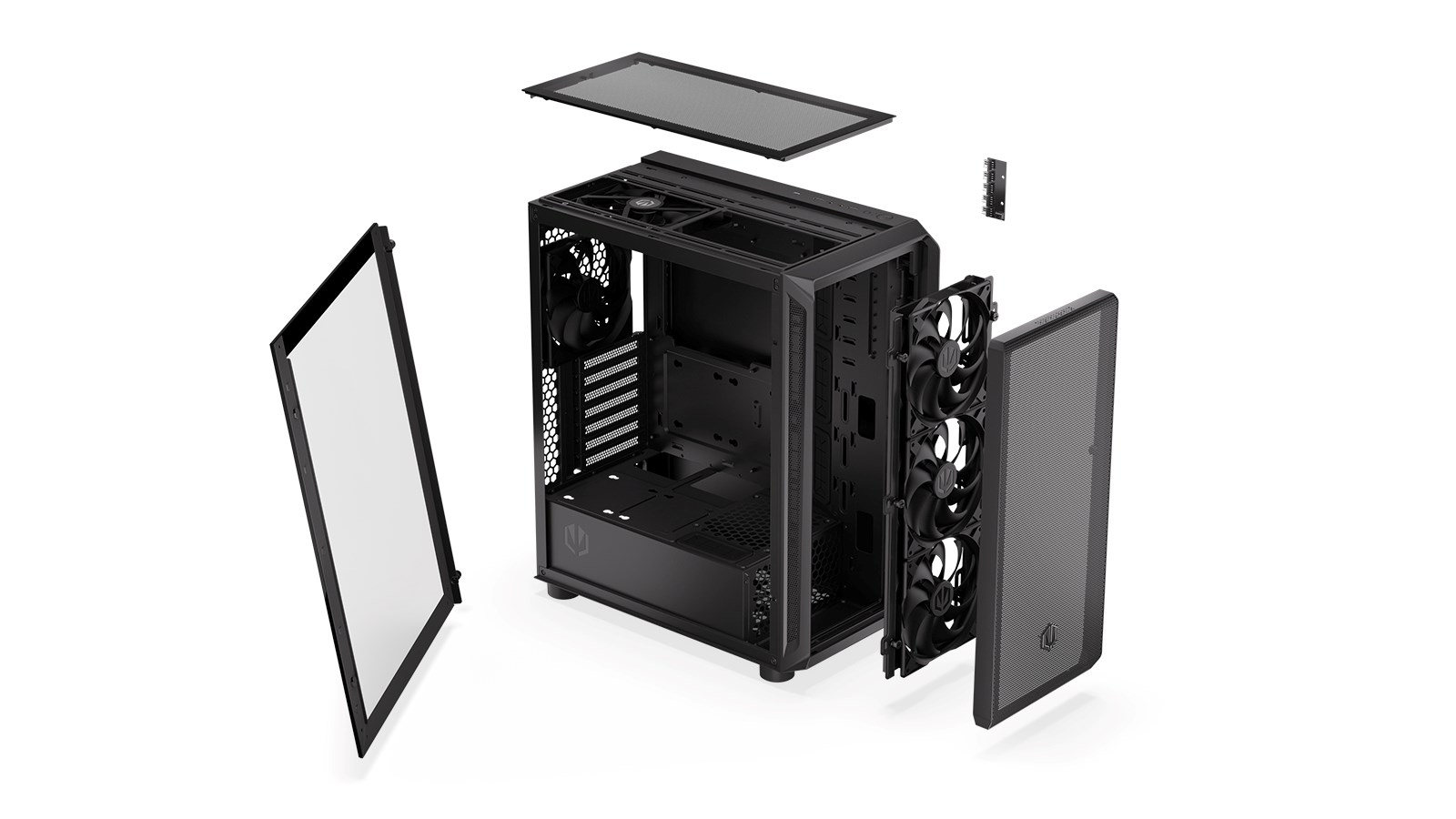Kutia PC Endorfy Arx 500 Air EY2A010, ATX, xham i temperuar, e zezë