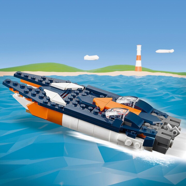 Set LEGO® Creator 3in1 31126 Supersonic jet, 215 pjesë
