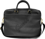 Çantë laptopi Guess GUCB15PUSASBK, 15", lëkurë ekologjike, e zezë