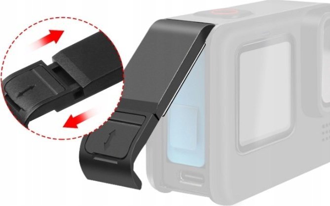 Set aksesorë Puluz PU540B për GoPro HERO 11 10 9 Black, housing silikonik, rrip dore, i zi