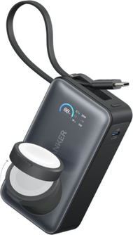 Karikues portativ Anker A1657H11, 10000mAh, karikim wireless 35W, i zi