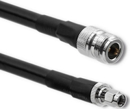 Коаксијален кабел Panorama Antennas CS32, 2 m, N(М) во SMA(М) RP, црн