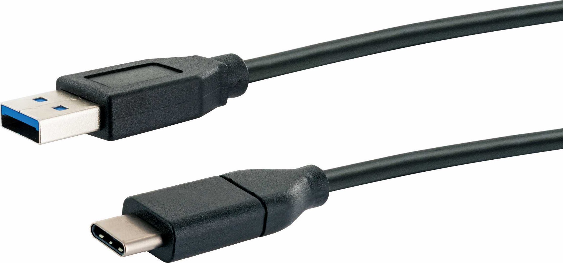 Kabllo karikimi SCHWAIGER LK050C 533, USB A në USB C, 5 Gbps, 50 cm, e zezë