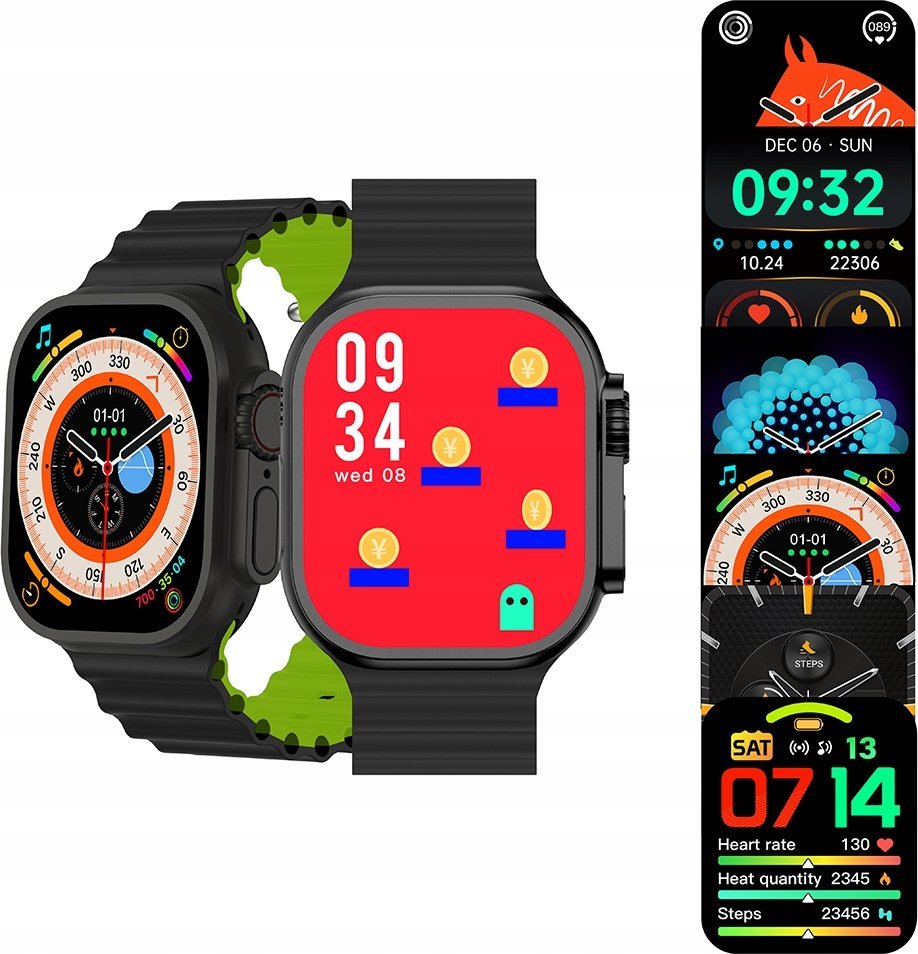 Orë inteligjente Media-Tech Smartwatch FUSION MT872, 1.3", monitorim shëndeti, e zezë