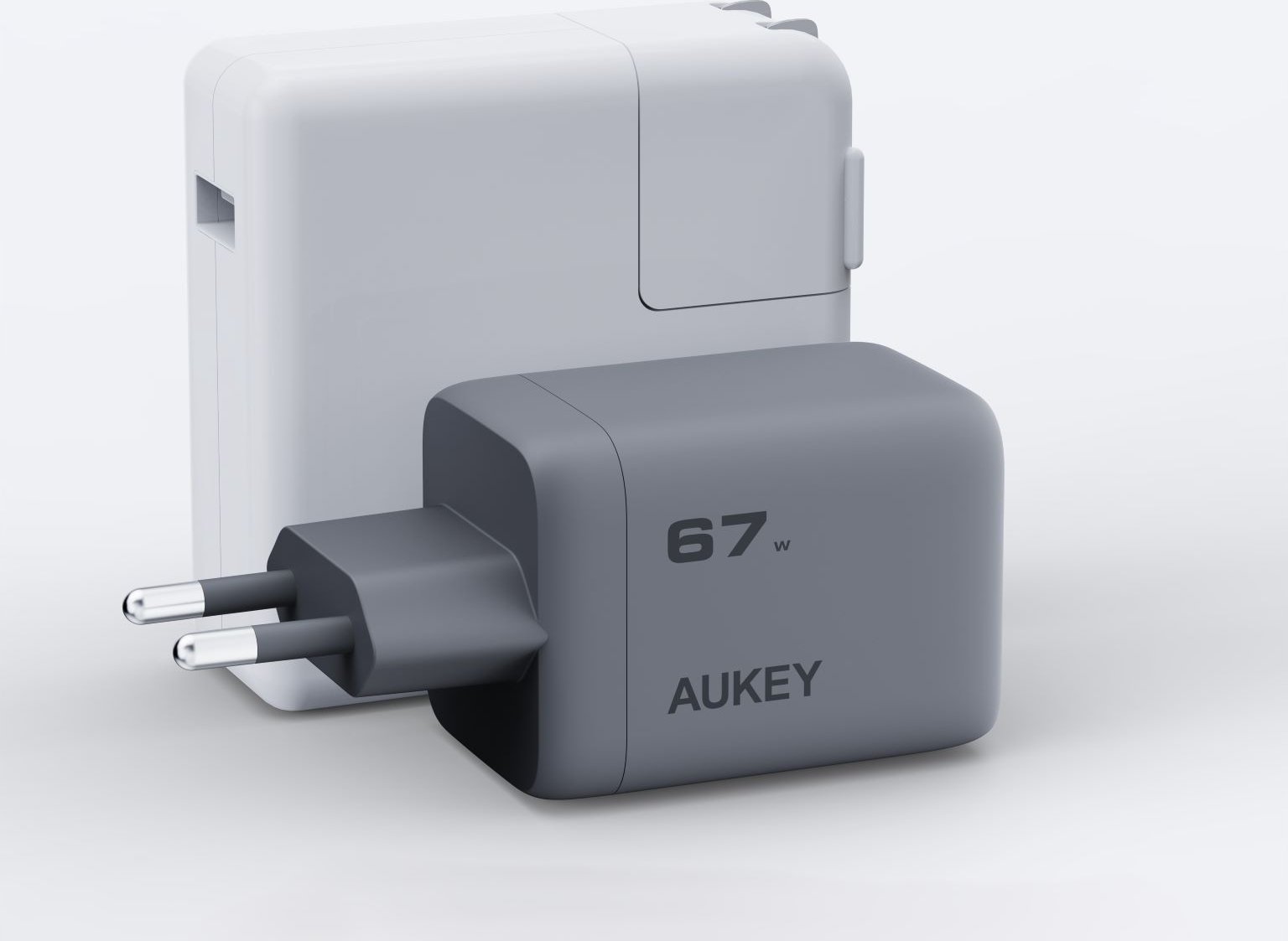 Karikues muri AUKEY PA-C3 Comet Mix 3, 67W, 3x USB, gri
