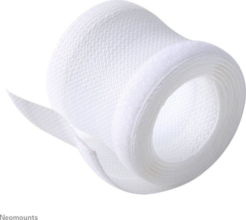 Mbështjellës kabllosh Neomounts NS-CS200WHITE, 2m, për 8-10 kabllo, i bardhë