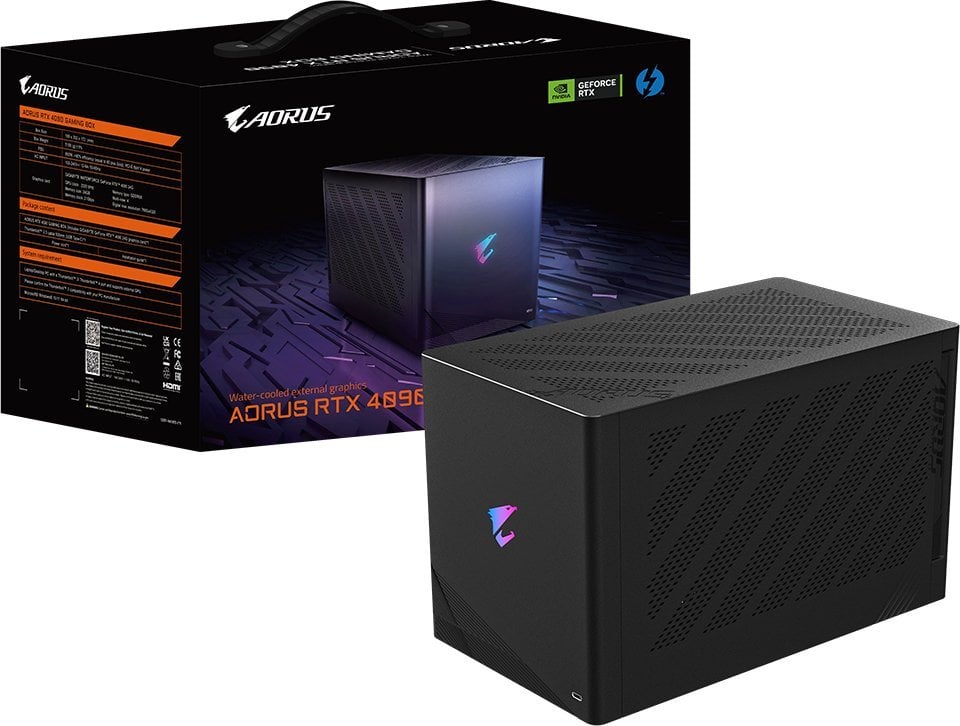 Kartelë grafike Gigabyte Aorus RTX 4090 Gaming Box 24GB GDDR6X