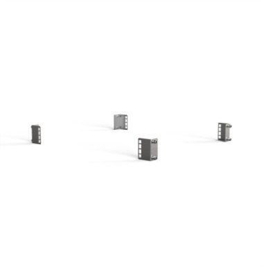 Aksesorë për kabinet rack Schroff Varistar, set 4 copë, për pajisje 19", gri