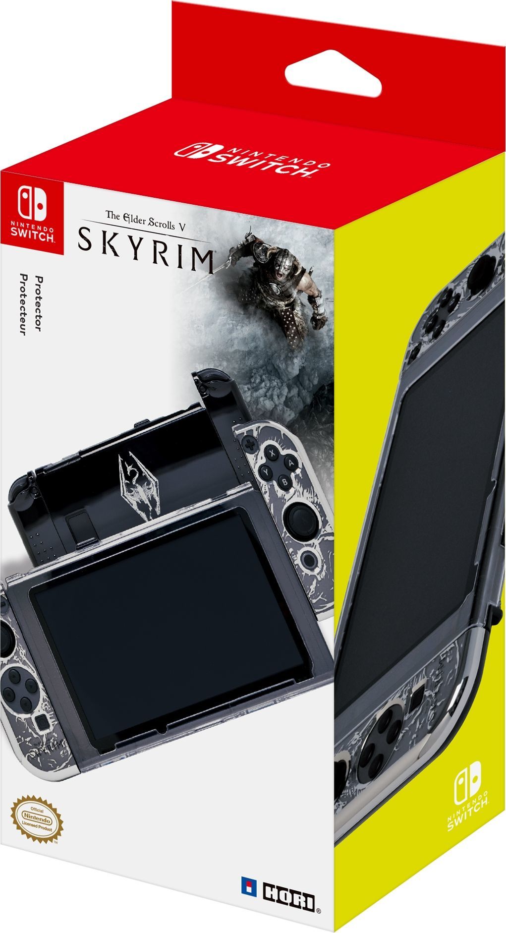 Mbulesa mbrojtëse Hori Snap & Go Skyrim për Nintendo Switch
