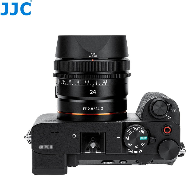 Kupolë objektivi JJC LH SH165 për Sony, plastike, e zezë