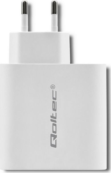 Karikues muri Qoltec 51715, 63W, USB Type C Power Delivery, i bardhë