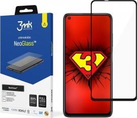 Mbrojtës ekrani 3MK NeoGlass për Xiaomi Redmi Note 9T 5G, xham hibrid, i zi