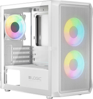 Kasë Logic Concept Portos Mini ARGB, e bardhë, Mini Tower