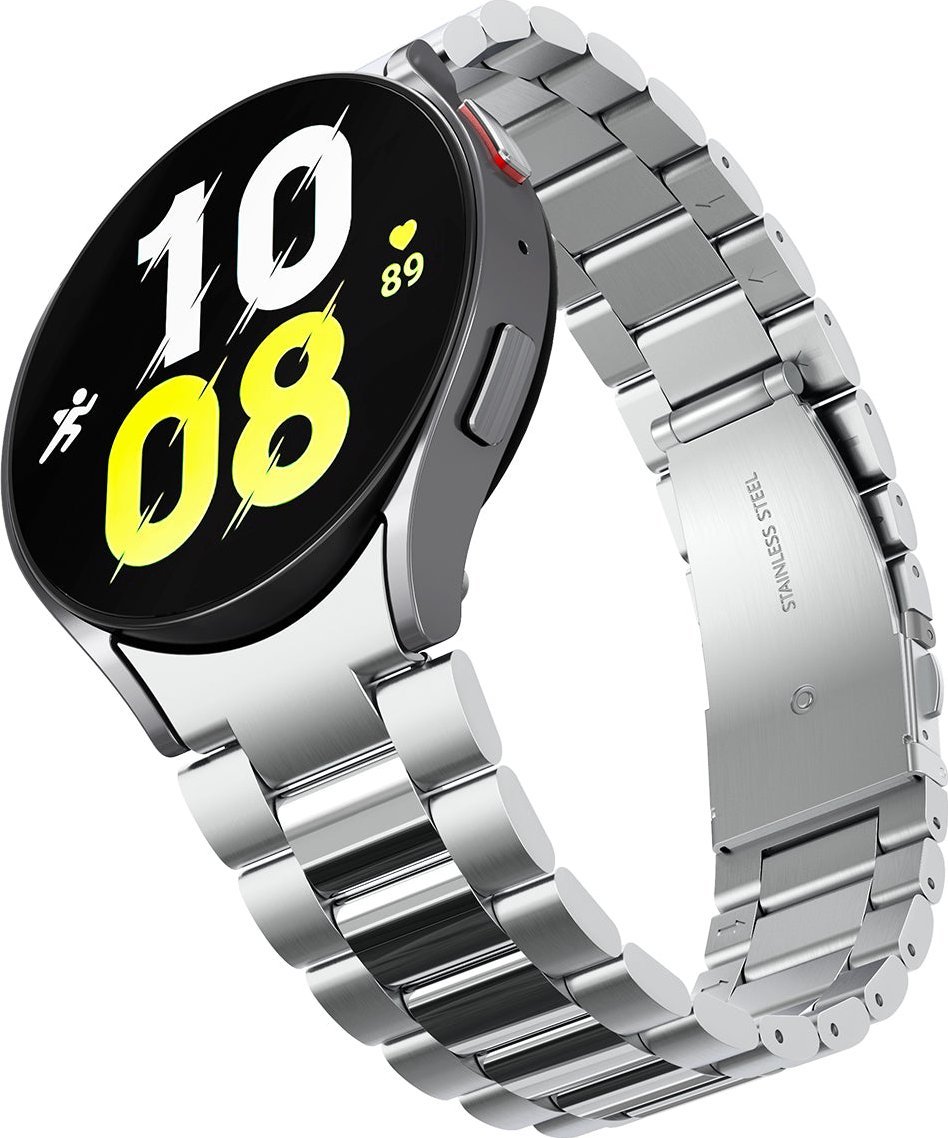 Ремче Spigen Modern Fit 316L за Samsung Galaxy Watch6 44mm, не'рѓосувачки челик, сребрена