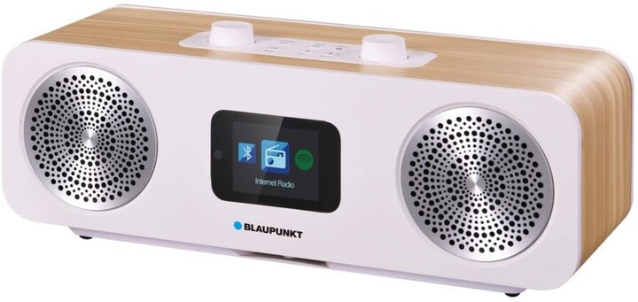 Радио Blaupunkt IR50DAB, бело/кафеаво