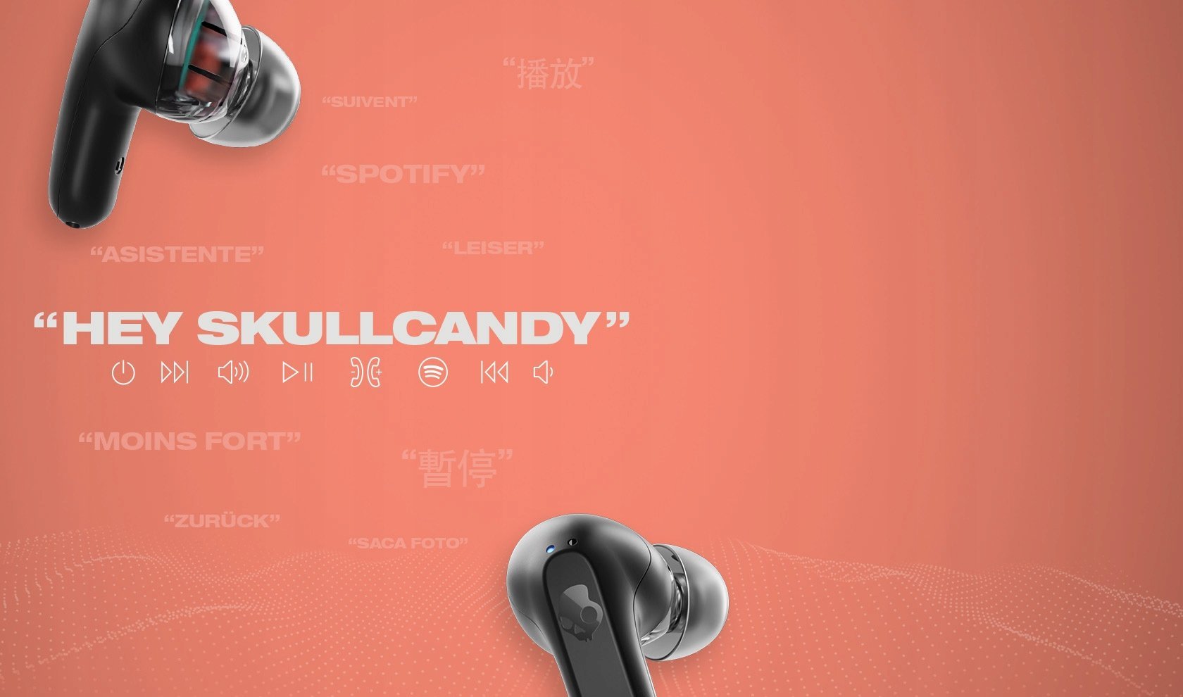 Kufje pa tela Skullcandy Rail True Wireless, Bluetooth 5.2, 42 orë bateri, të zeza