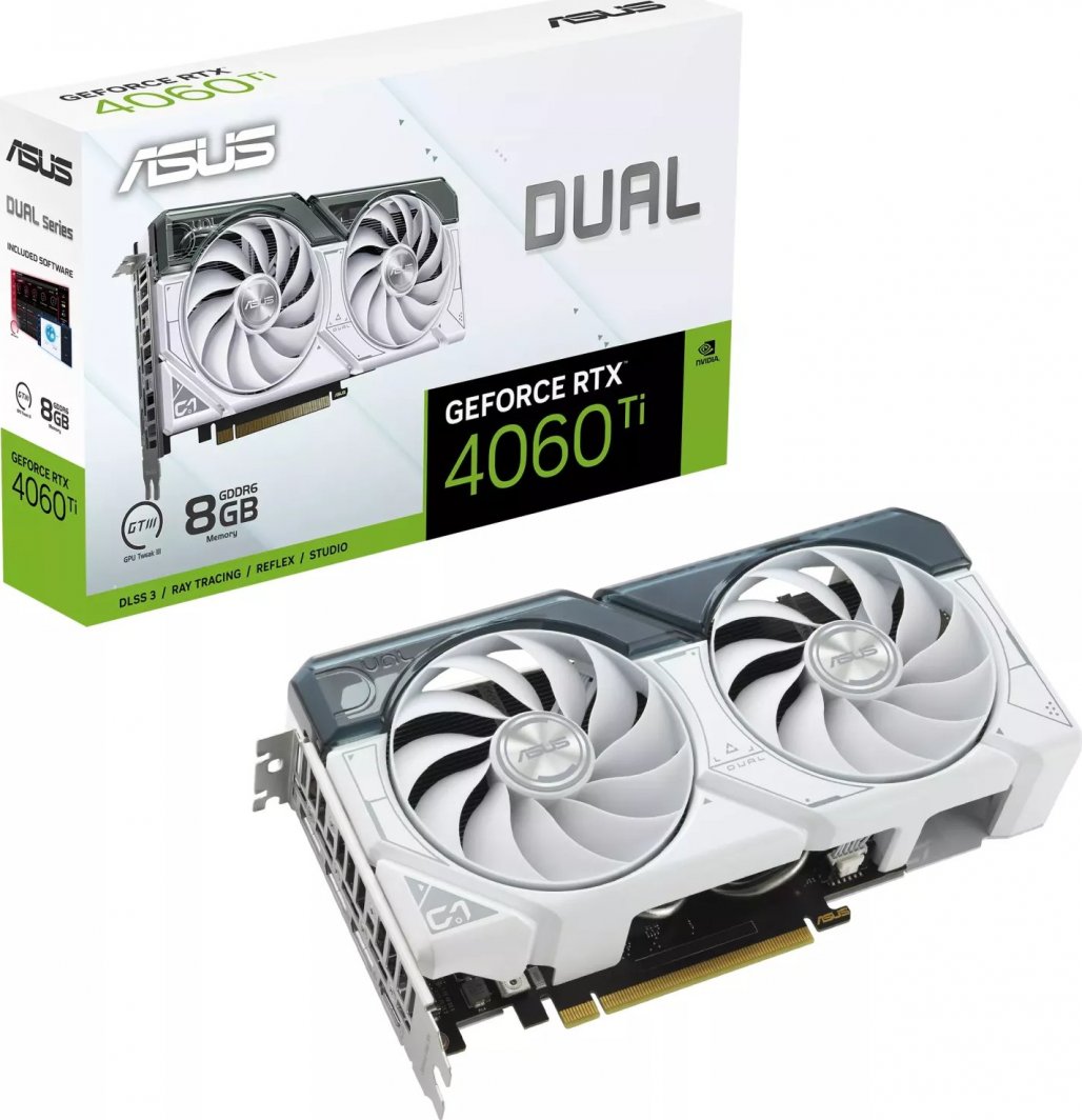 Kartelë grafike Asus Dual GeForce RTX 4060 Ti OC 8GB GDDR6