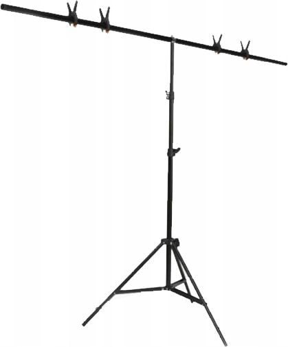Set stativ për sfond fotografik Puluz Atelier T, traversë 200cm, stativ 200cm, me 4 kapëse