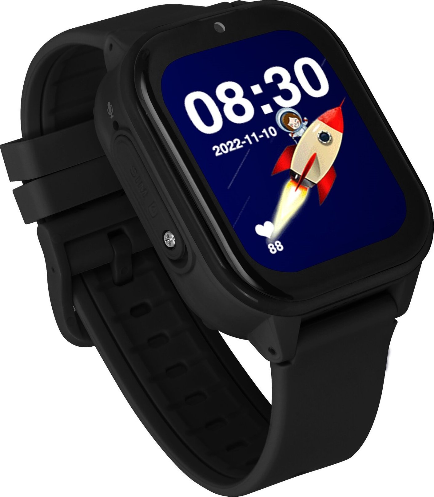 Ora inteligjente për fëmijë Garett Kids Sun Ultra 4G, 1.85", GPS, e zezë