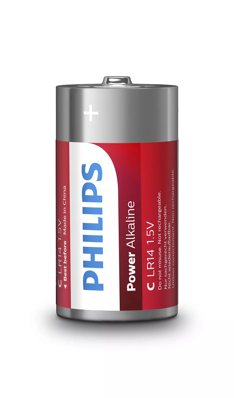 Bateri Philips LR14P2B/10, power alkaline C / 2