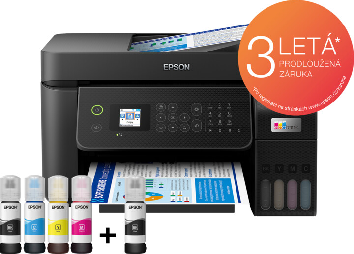 Printer Epson EcoTank L5290, sistem tank