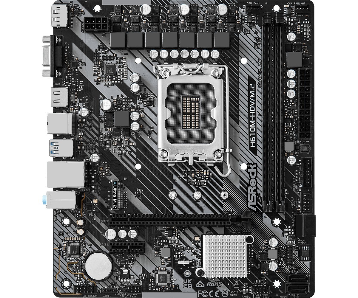 Pllakë amë ASRock H610M-HDV/M.2 R2.0