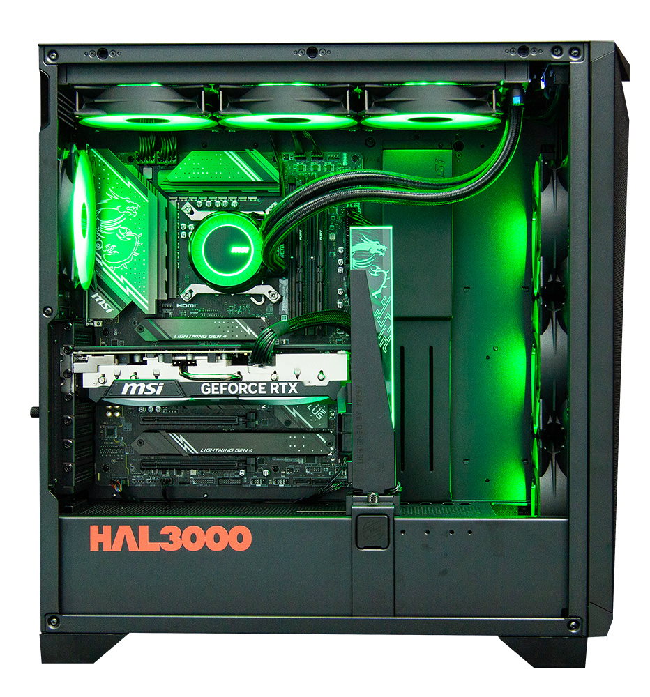 Kompjuter HAL3000 Master Gamer Pro Super, Intel i5-14600KF, 32GB RAM DDR5, 2TB SSD, RTX 4070 Ti Super, i zi