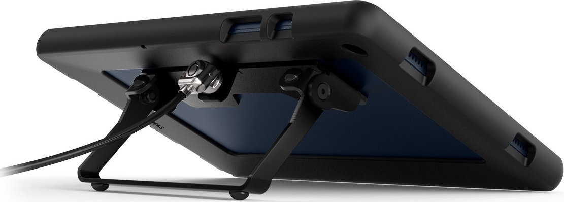 Mbajtëse sigurie për tablet Compulocks Galaxy Tab A9+ 11", metal, me këmbë mbështetëse, e zezë