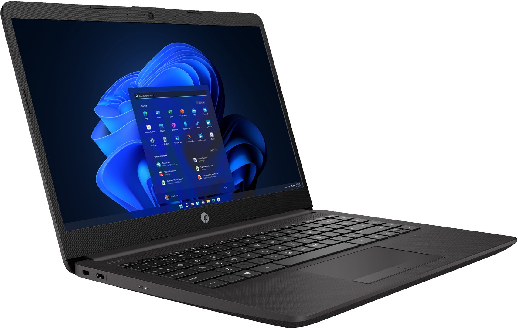 Laptop HP 240 G9, 14", Intel i3-1215U, 8 GB RAM, 256 GB SSD, i argjendtë