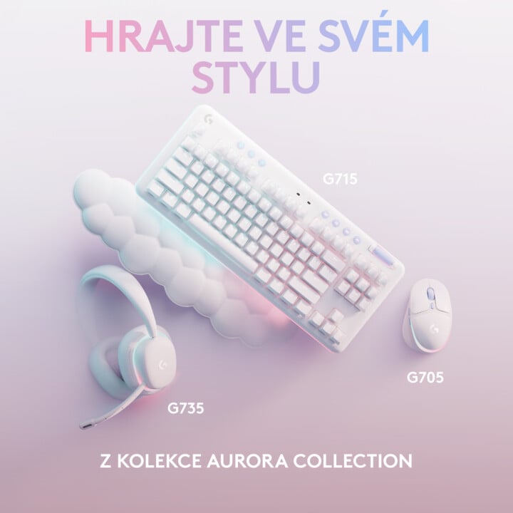 Maus Logitech G705, i bardhë