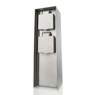 Prizë kopshti Philips 171084716, 2 dalje, çelik inox, gri