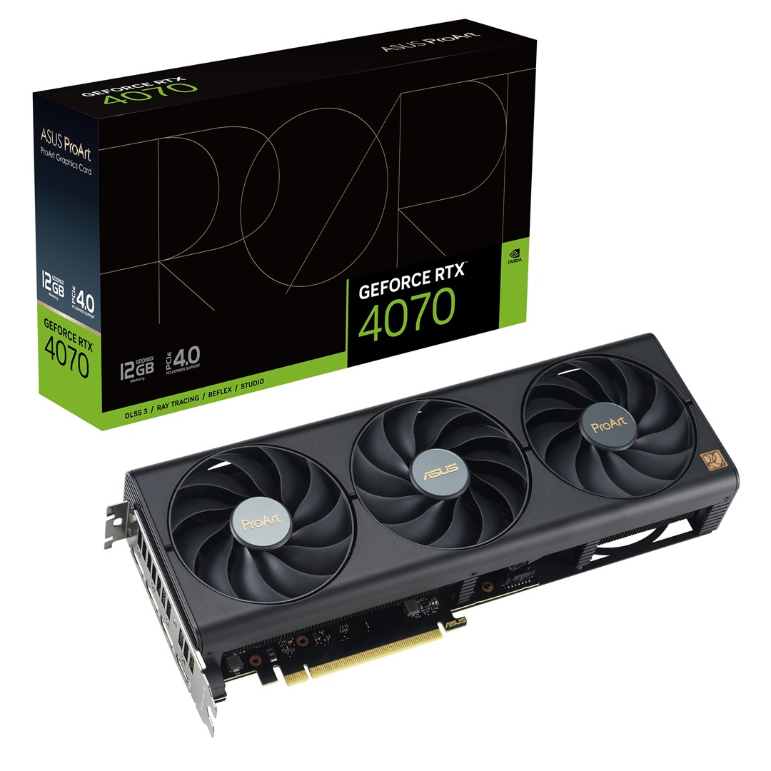 Kartë grafike ASUS NVIDIA GeForce RTX 4070, 12 GB GDDR6X, ProArt-RTX4070-O12G
