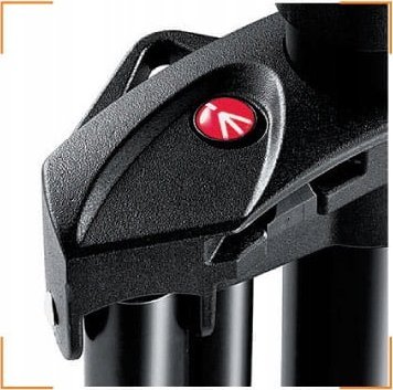 Set stativësh fotografik Manfrotto 1005BAC, 3 copë, alumini, i zi