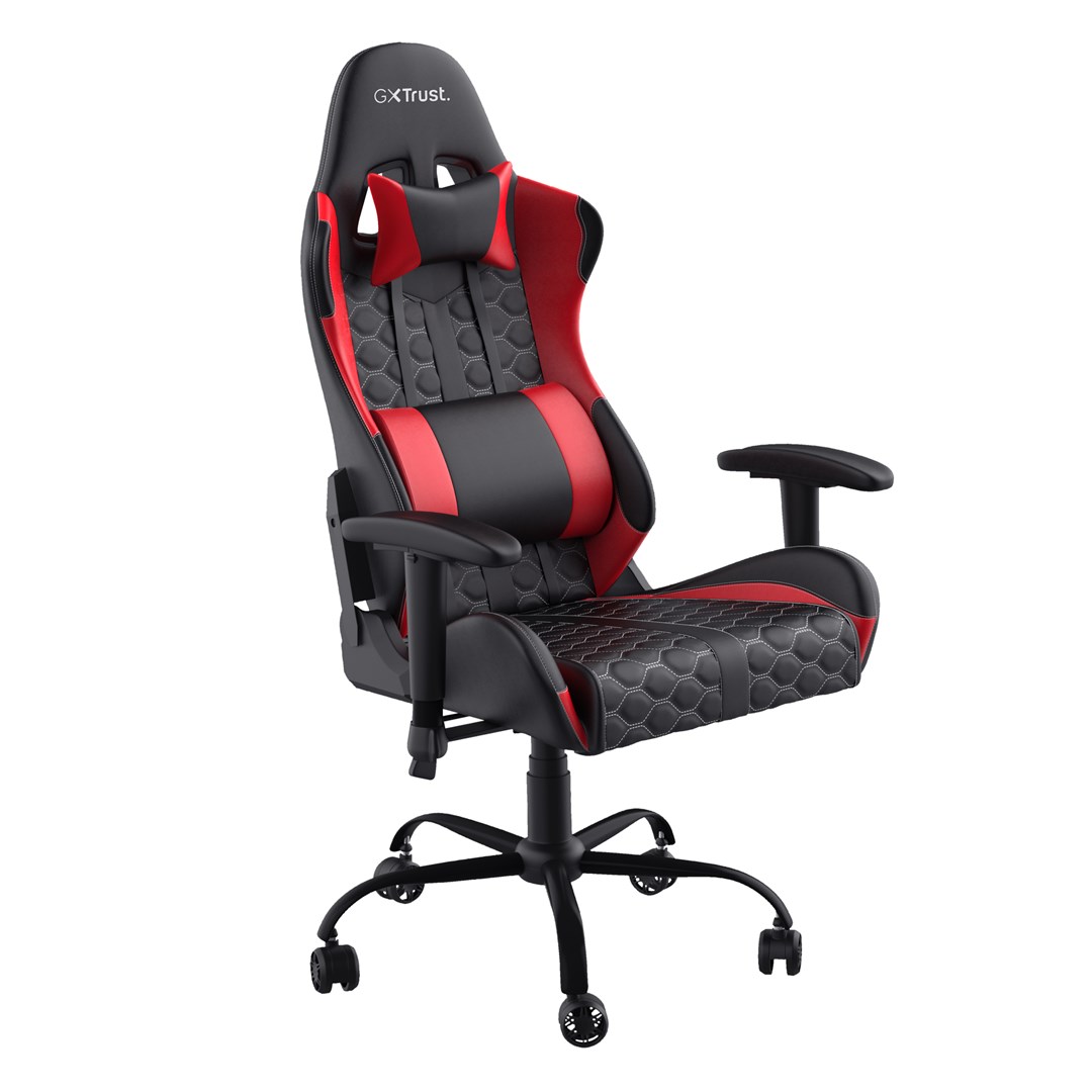 Karrige lojërash TRUST GXT 708R Resto, e kuqe/e zezë