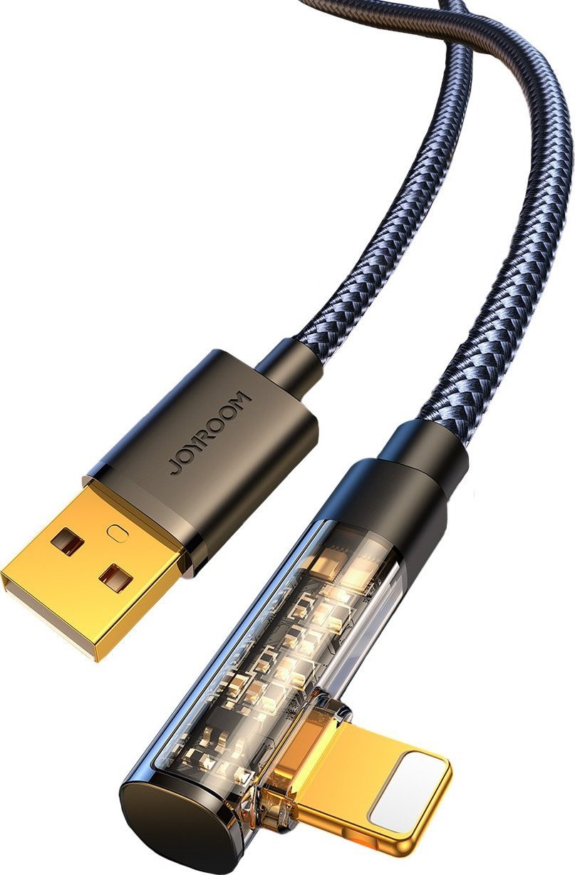 Kabllo Joyroom JYR653 USB A në Lightning, 1.2 m, e zezë