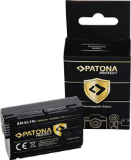 Bateri për aparat fotografik PATONA EN-EL15C, 2250mAh, Li-Ion, e zezë