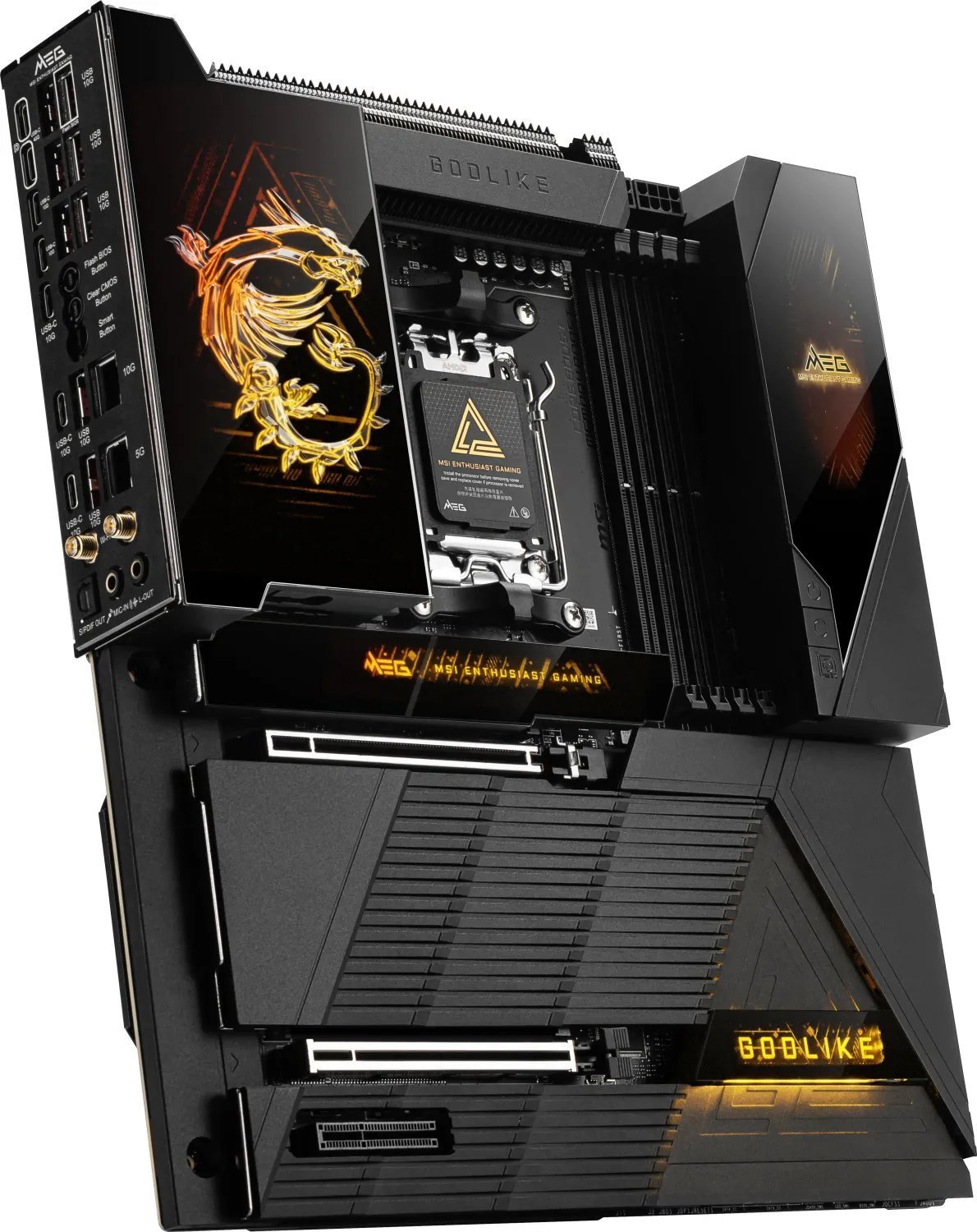 Pllakë amë MSI MEG X870E Godlike, AM5, DDR5, PCIe 5.0, e zezë